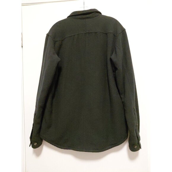 Columbia Mens Windard IV Shirt Jacket Sherpa Lined Medium Black - Picture 7 of 11